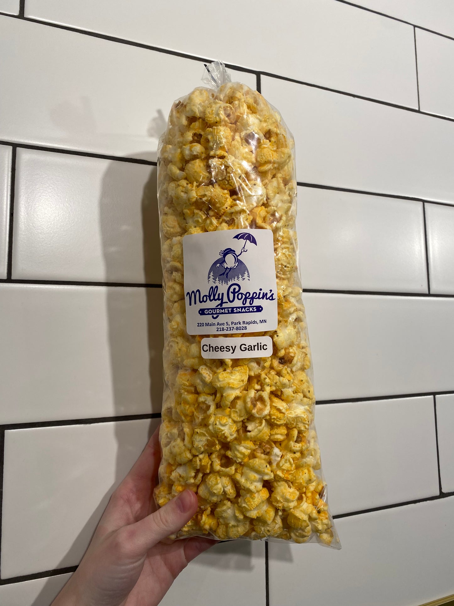 Cheesy Garlic Popcorn