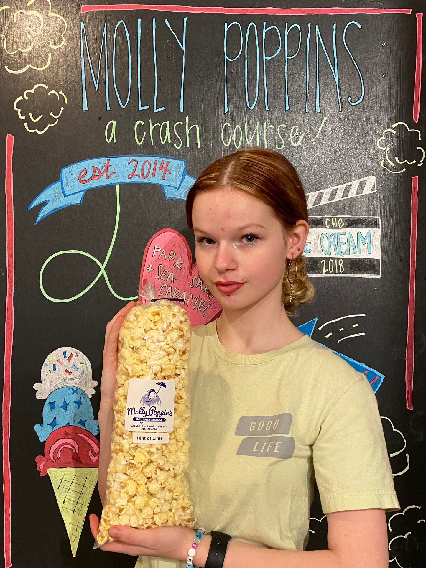 Hint of Lime Popcorn