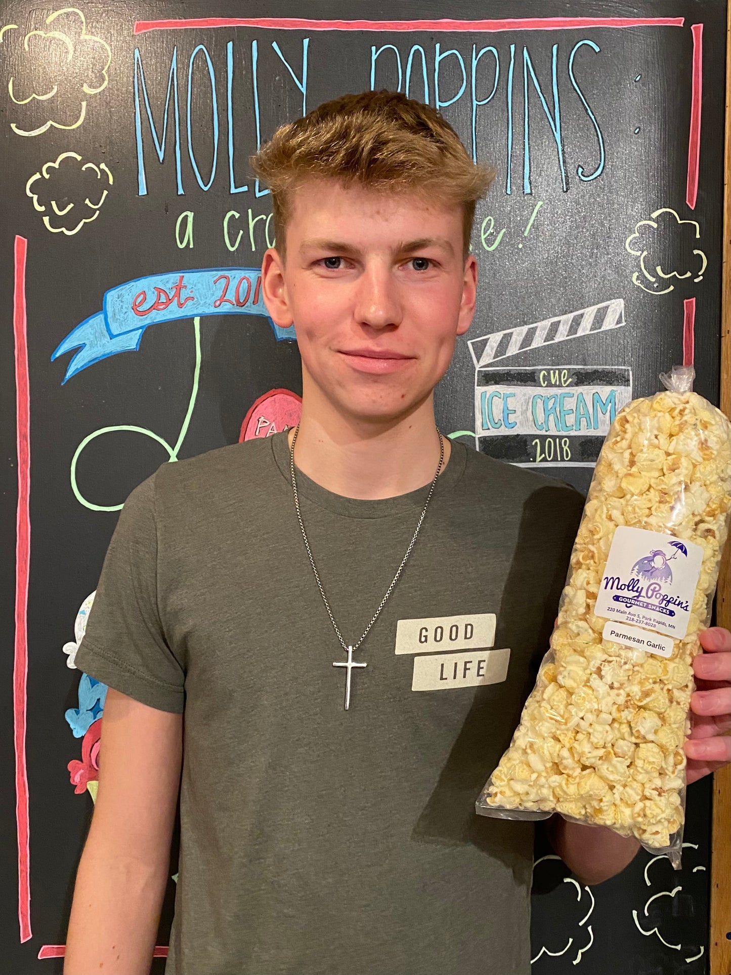 Parmesan Garlic Popcorn