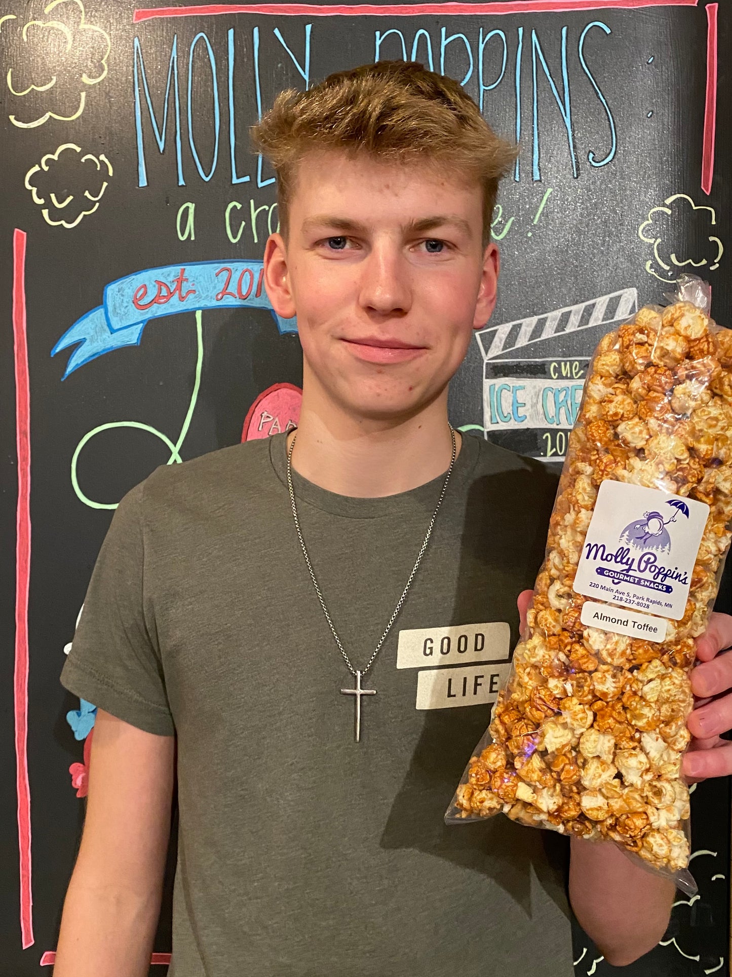Almond Toffee Popcorn