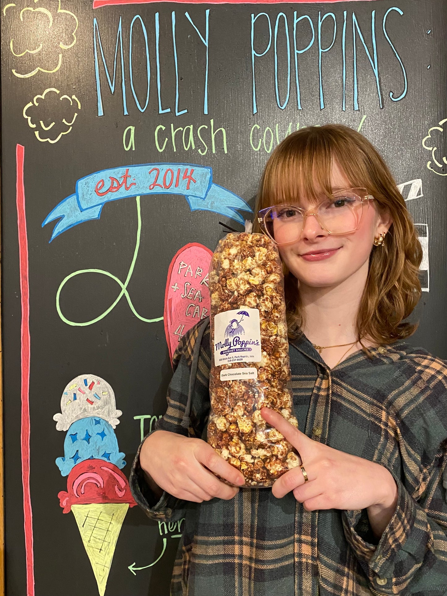 Dark Chocolate Sea Salt Popcorn