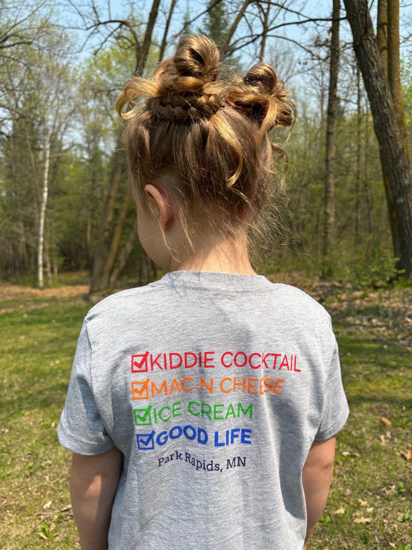 Kids Gray Logo Tee