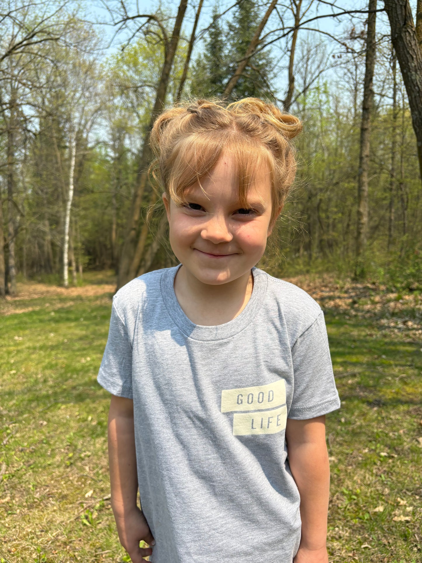 Kids Gray Logo Tee