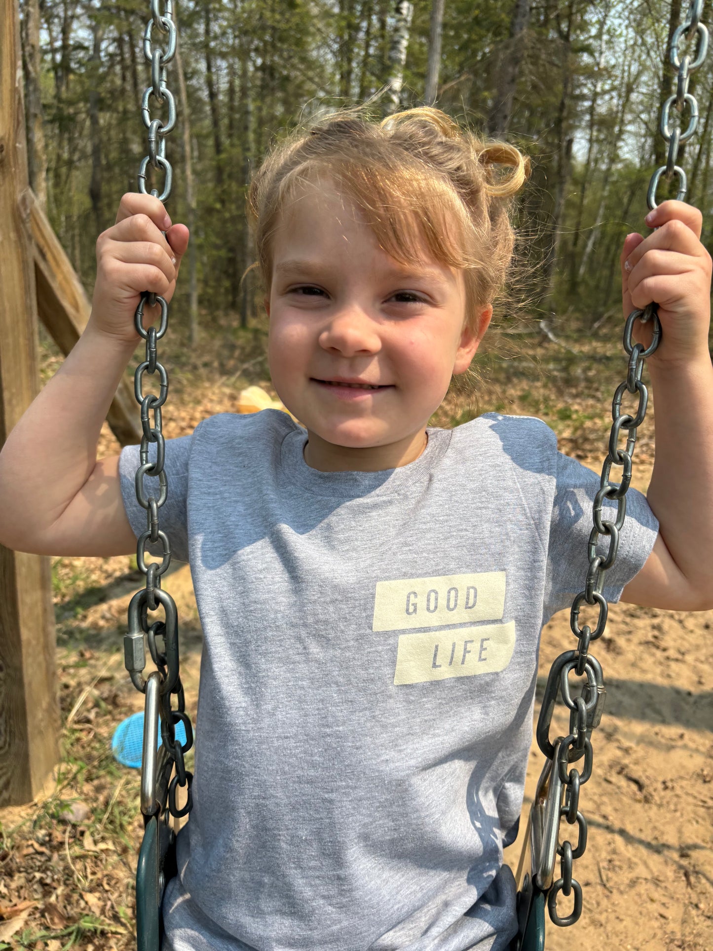 Kids Gray Logo Tee