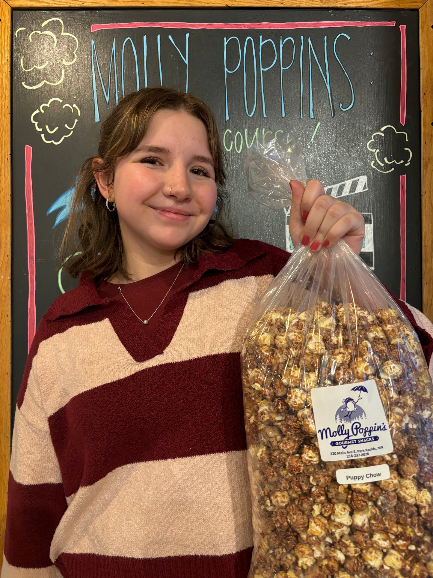 Puppy Chow Popcorn - Party Bag