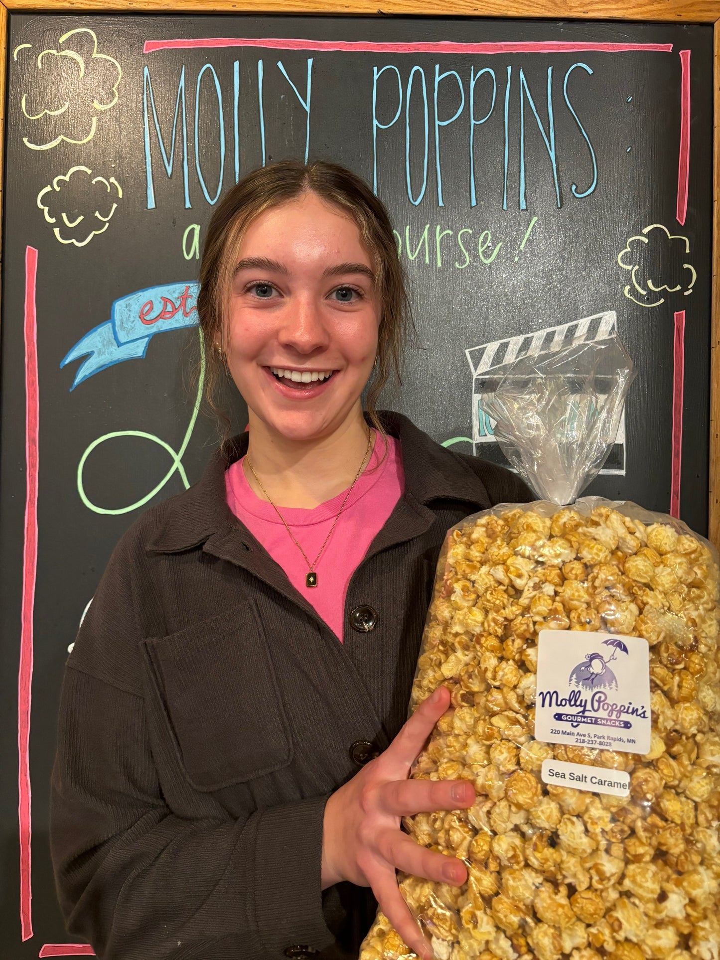Sea Salt Caramel Popcorn - Party Bag